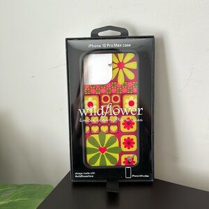NIB Wildflower iPhone 13 Pro Max Floral Printed Case